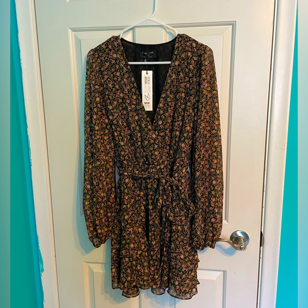 BNWT Multi-colour Flower Patterned Dress